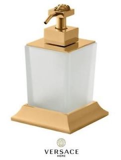 VERSACE SUPERBE Gold Liquid Soap Dispenser Medusa New Authentic
