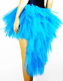 Womans Flo Blue Burlesque Moulin Rouge Carnival Dress Up Costume Show