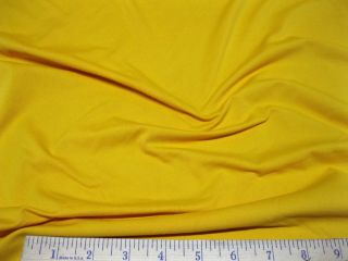 Discount Fabric Lycra 4 way stretch Golden Yellow Matt finish LY820