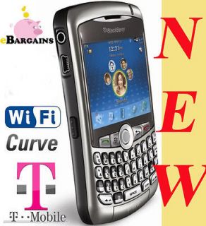 NEW RIM Blackberry Curve 8320 WIFI cell phone (T Mobile) Titanium PDA