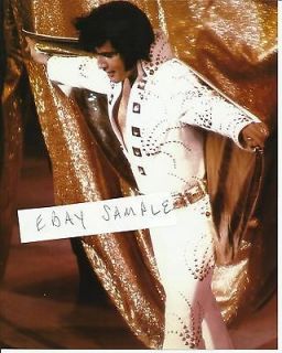 10 photo 1972 Vegas White Comet Jumpsuit/GOLD CAPE & FREE CD