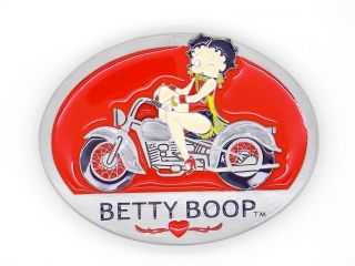 Betty Boop Licensed Biker Betty 3D Betty Boop Belt Buckle