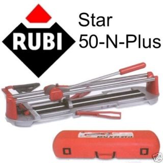 Rubi Star 50 N Plus Tile Cutter 12998 *New With Case*