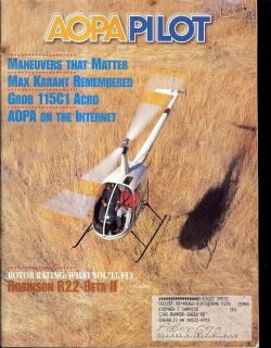AOPA Magazine 4/97 Grob 115C1 Acro Robinson R22 Beta II Max Karant