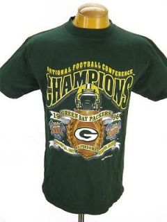Vintage Green Bay Packers 1996 NFL Football Champs Tee T Shirt Shirt