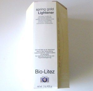 Bio Litez Powder Lightener 1 Lb Spring Gold Bleach