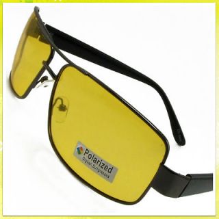 Yellow POLARIZED night vision glasses sunglasses for Driving E1284S