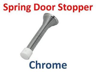 Spring chrome Door Stopper Silver Stop Proctection Wall Stoppers