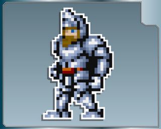 ARTHUR SILVER ARMOR from Super Ghouls N Ghosts vinyl decal sticker