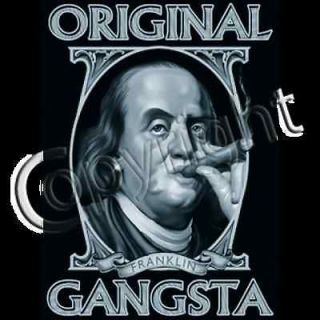 Cool Tshirt Original Gangsa Franklin Make Money Thug Life Street Bad