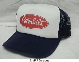Peterbilt Trucker Mesh Hat Navy Blue