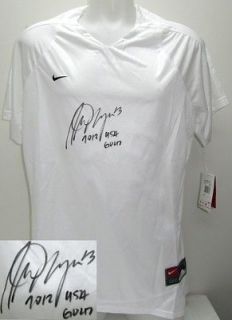 Alex Morgan Signed USA Soccer Nike White Jersey 2012 USA GOLD JSA