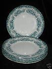 DUDSON WILCOX HANLEY ENGLAND DAISY   SET OF 5 DINNER PLATES   46A