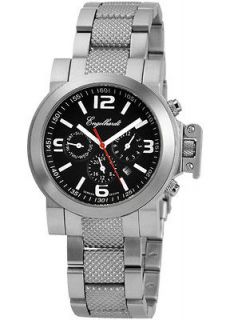 Engelhardt watches, automatic calendar watch, black dial, Ø46mm