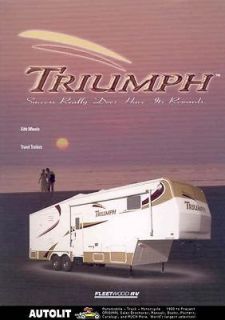 2002 Fleetwood Triumph Travel Trailer Brochure r2166 F38VX7