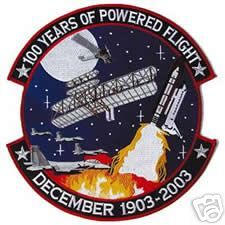 100 YEARS POWERED FLIGHT AVIATION TRIBUTE JACKET PATCH