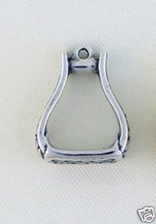 Bell Stirrup Lapel Pin, Tie Tac, Charm, Earrings,Neckl ace~.925 Silver