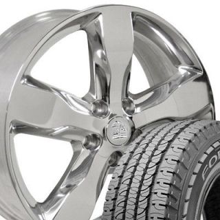 20 Polished Grand Cherokee Wheels Rims 265 50 20 Goodyear Tires OEM