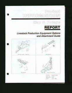 Case IH Livestock Equipment Options&Attach ment Guide96
