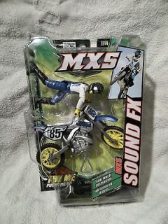 2011 MXS XS 1/18 SCALE SILVER BLUE JAKKS GEAR #85 250cc MX MOTOCROSSER