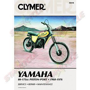 1968 1976 Yamaha Singles 80cc 175cc Piston Port Clymer Motorcycle