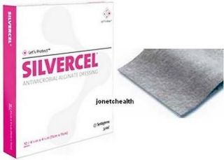 Systagenix Silvercel Antimicrobial Alginate Dressing 4.25 x 4.25