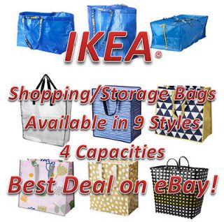 IKEA Reusable Durable Bags (9 Styles, for Shopping/Stora ge/Laundry