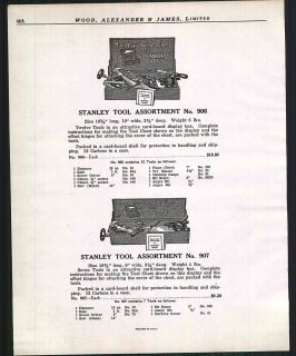 1925 Ad Stanley Tool Chest ORIGINAL ADVERTISING