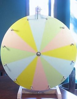 Longest Lastin g 20 Dry Erase Color Prize Wheel with Free Template