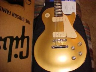 New Gibson Les Paul 1960s Studio Tribute Gold Top 2011