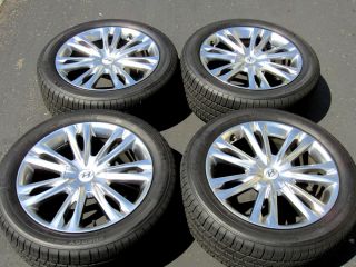 2012 18” Hyundai Genesis hyper silver OEM factory wheels rims Sedan