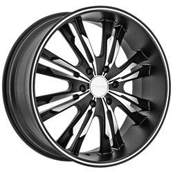 22 inch Panther 908 Black Wheels Rims 5x4 5 5x114 3 15 Acura MDX Ford