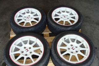 JDM Honda Integra ITR DC2 Rims Wheels with Tires Type R Civic 5x114 3