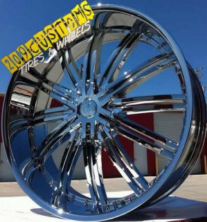 22 inch Red Sport Wheels Rims Tires RSW99 5x115 5x120 13 Offset