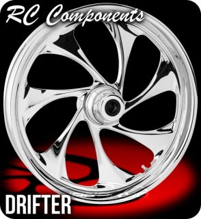 RC Components Wheel Chrome Front Drifter 21 x 2 15 Harley Wide Glide