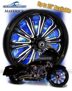 Coastal Moto Maverick DS Motorcycle Wheel 21 Harley Front Package w