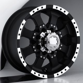 Ultra Wheel 224 24X10 8x6 5 15 Offset Chevy Black