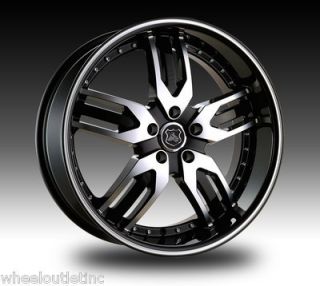 Wheels 125 Black Rims Tire Charger Magnum 300C Challenger Towncar 24