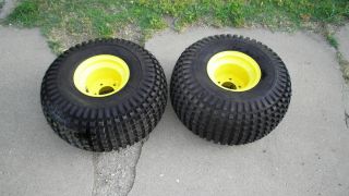 Pair of John Deere Gator Rims and Tires Carlisle at 25x12 9 New