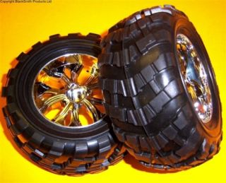 10 Scale Off Road Wheels Tyres RC Nitro Monster Truck