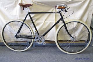 GUVNor Mens Bicycle Single Speed 22 5 Frame 28 Wheels Black