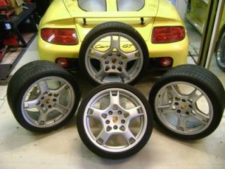 19 OEM Porsche 997 wheels w Bridgestone 305 30 19 Tires 75 911 996 993