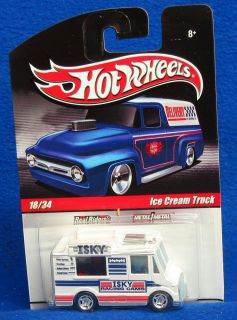 HW Hot Wheels Slick Rides Delivery 18 34 Ice Cream Truck