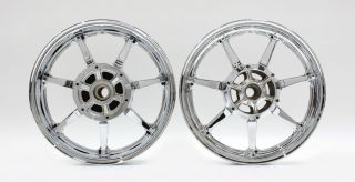 Star XVS1300 Classic Silverado Rims New Chrome Wheels Wheel Set