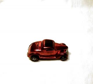 1969 Hot Wheels Original Redline Classic 36 Ford Coupe Red w Dark Int