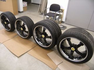 20 Black COR Concord Wheels Tires 335 30 20 245 30 20 F430