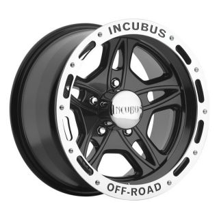 15 inch Incubus 511 Black Wheels Rims Ford Ranger 5x4 5