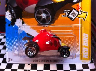 2012 Hot Wheels Red BirdAngry Birds $$Red$$ New Release Hot