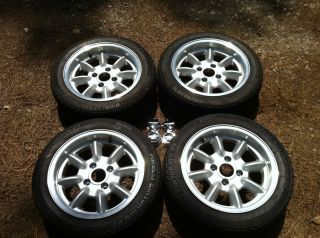 Panasport Racing Wheels with Pirelli Tires 15x7 4x114.3 Mazda, Toyota
