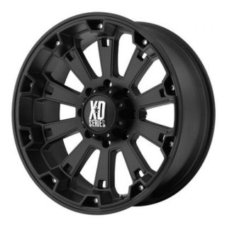 18x9 XD Misfit Matte Black Wheels 5x150 New Body Toyota Tundra